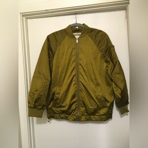 Women’s Olive Bomber Jacket